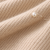 Cream Pearl Knit Sweater