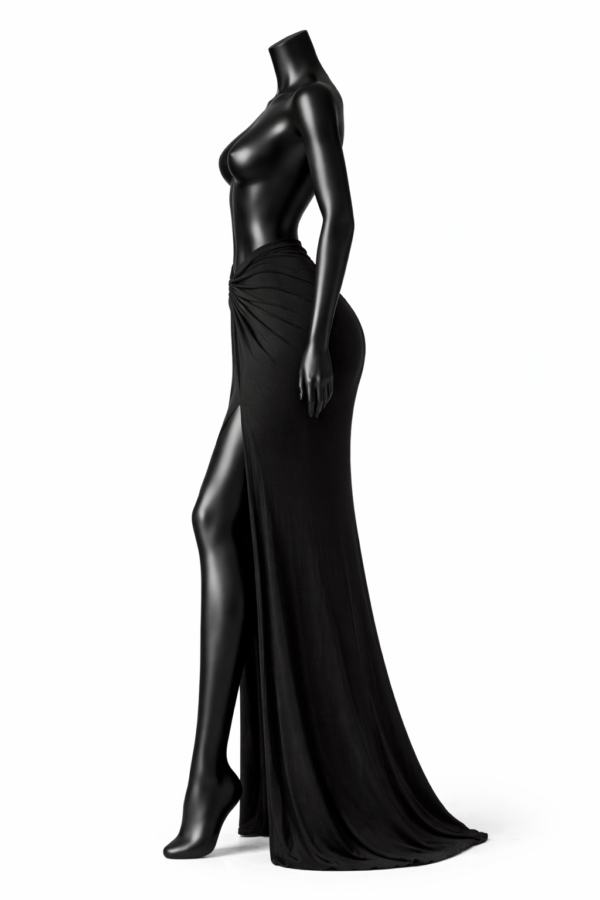 Womens high-Slit Maxi Skirt