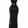Womens high-Slit Maxi Skirt