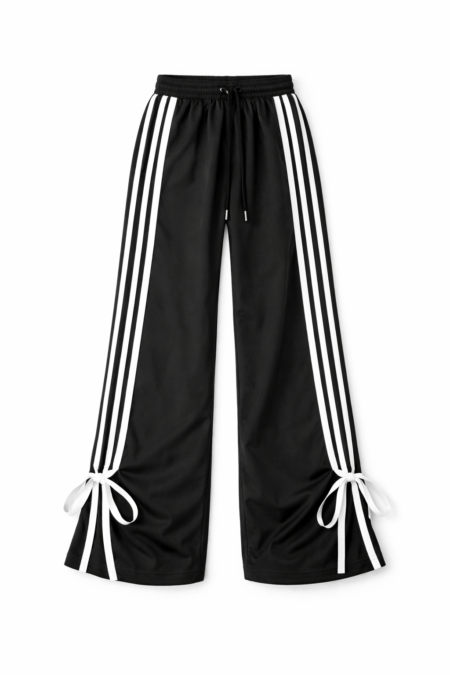 Wide Leg Stripe Pants