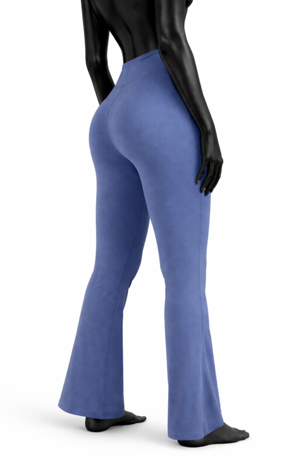 347A7E26-95B2-4130-A70A-B7D38353D377 Womens Flared Leggings-Blue