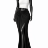 Womens high-Slit Maxi Skirt