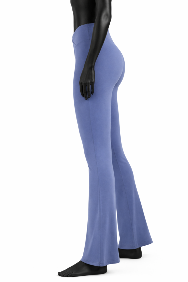 46AE69DE-6CA3-402B-B6CD-D4F7EF9482E6 Womens Flared Leggings-Blue
