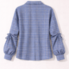 5A540FBA-AB64-4E5F-B20A-1877B6F22524 Womens Loose Fit Plaid Button-up Shirt