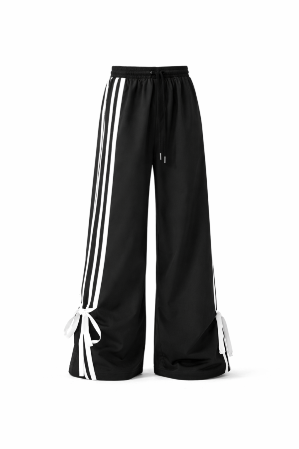 Wide Leg Stripe Pants
