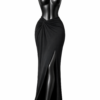 Womens high-Slit Maxi Skirt