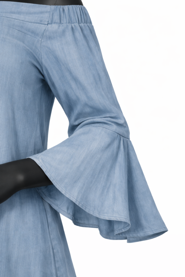 7F8E3C9A-518F-4AA3-8A6A-9E27E27A49C4 Off Shoulder Hi lo Blouse