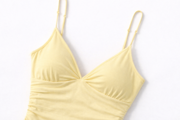 Y2Y V-Neck Ruched Mini Dress with Spaghetti Straps