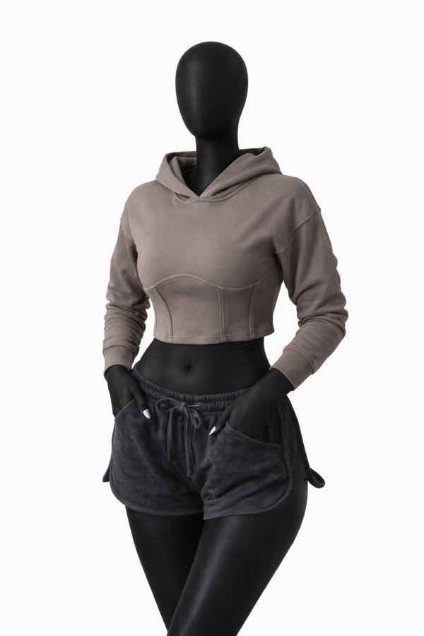 Noelle Cropped Hoodie