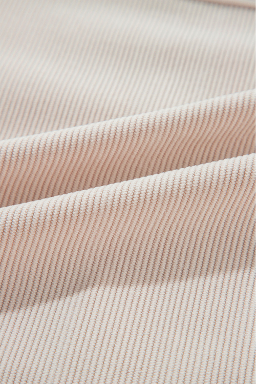 Relaxed Fit Teal Corduroy Zip Hoodie Jacket