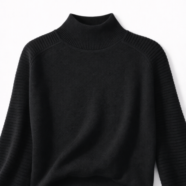 1d0bf4fd-370b-49f3-98f6-0acd9a62b9ce High-Neck Knit Sweater Pleated Mini Skirt Set