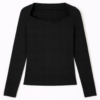 Boat Neck long Sleeve Top
