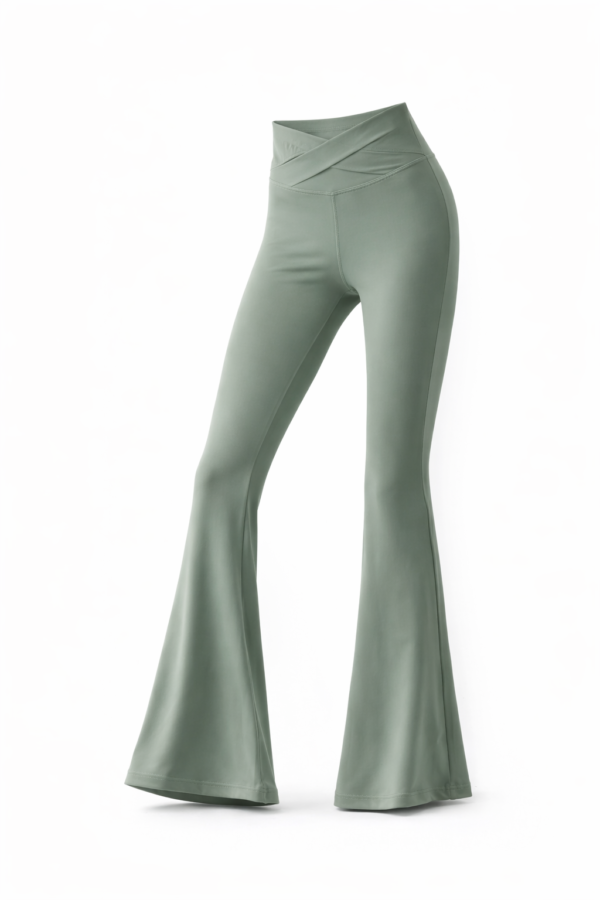 Grey Flare Sport Pants