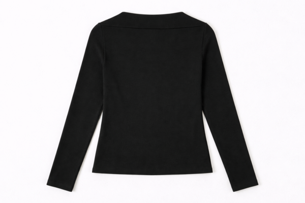 Boat Neck long Sleeve Top