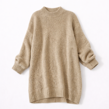 Oversized Knit Sweater Mini Dress